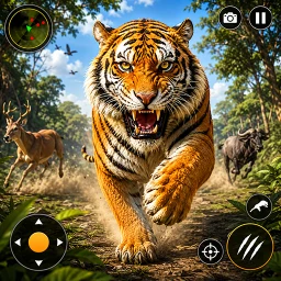 أيقونة Wild Tiger Family Sim 3D